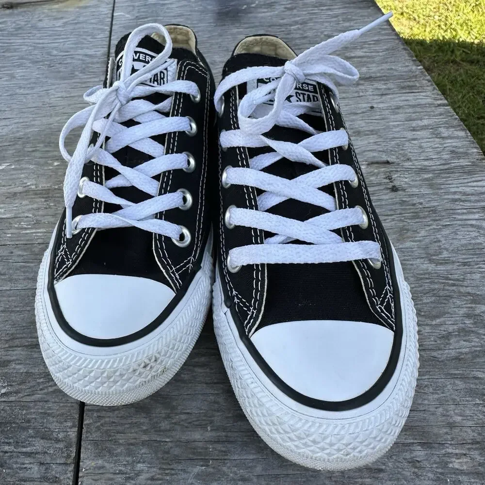 Converse Men’s 3.5 Women’s 5.5 Shoes Chuck Taylor All Star Low Top Black - BP